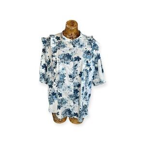 Erdem x Universal Standard Kalina top blouse floral small